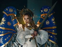 See Miss Ukraine's war-themed costume 