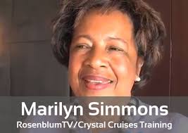 Marilyn Simmons Travel Channel/ RosenblumTV Video Training at Sea- Crystal Cruises - Marilyn-Simmons