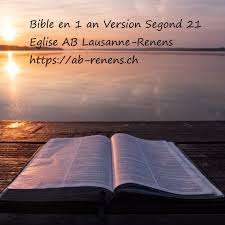 Bible Segond 21 / (S21) en 1 an - Église AB Lausanne-Renens
