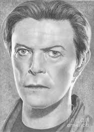 David Bowie Drawing by Karen Townsend - David Bowie Fine Art Prints and Posters for Sale - david-bowie-karen-townsend