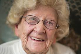Margaret Miller, a wartime recruit to volunteering, set up a stroke club in the 1970s and still helps there every week James Glossop Times photographer - 118628097__369880c