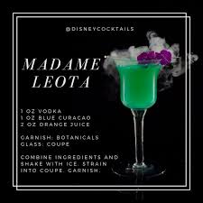 Madame Leota, Disney Cocktails, Haunted Mansion, Disneyland ...