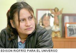 Ivonne Guzhñay, esposa del ecuatoriano Wilson Pacheco, quien murió en el 2002 tras ser atacado por unos guardias españoles, aún recibe tratamiento ... - 101478-2582-f2500