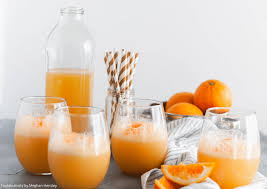Orange Sherbet Punch with 7up, orange juice & sherbet ...