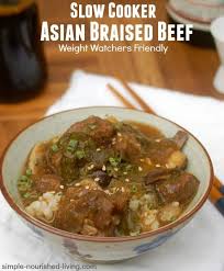 Slow Cooker Asian Braised Beef | Simple Nourished Living