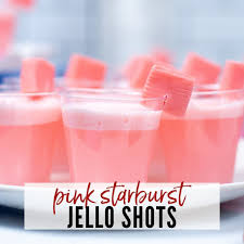 Pink Starburst Jello Shots | A Reinvented Mom