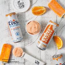 Creamsicle summer offering from Coors Seltzer Orange Cream Pop ...