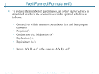 well-formed formula