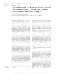 (PDF) Vaccinium Oxycoccos L. (Oxycoccus Palustris Pers.) and ...