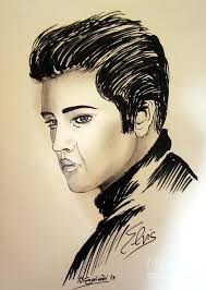 Young Elvis Presley Painting by Roberto Gagliardi - Young Elvis Presley Fine ... - young-elvis-presley-roberto-gagliardi