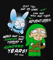 Link and Navi Forever and Ever | Rick and Morty | Know Your Meme via Relatably.com