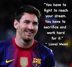 Famous Messi Quotes. QuotesGram via Relatably.com