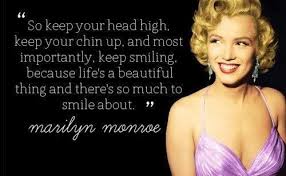 Marilyn Monroe – “Keep Smiling” | Fabulous Quotes via Relatably.com