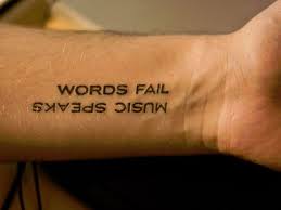 Quotes About Music For Tattoos - where words fail music speaks ... via Relatably.com