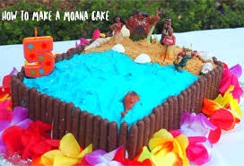 How to make a Moana Birthday Cake | The Annoyed Thyroid