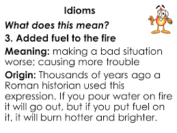 Image result for List of Idioms and Phrases with 'FIRE'