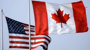 Image result for us canadian flags