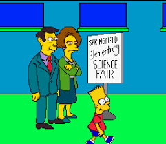 Image result for simpsons science fair