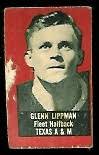 Glenn Lippman 1950 Topps Felt Backs football card - Glenn_Lippman