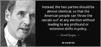 Carroll Quigley quote: Instead, the two parties should be almost ... via Relatably.com