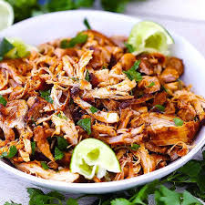 Mexican Pulled (Shredded) Chicken - Bowl of Delicious