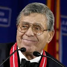 Jerry Lewis earned his net worth as funny man in the comic team of Dean Martin and Jerry Lewis, as a solo actor in films and TV, as well as a singer, ... - Lewis-Jerry-1