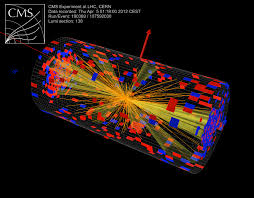 Image result for First images of collisions at 13 TeV in CERN's Large Hadron Collider