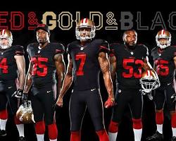 Image of 49ers black jersey