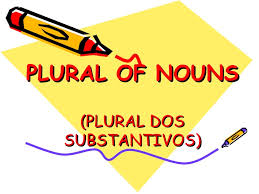 PLURAL OF NOUNS - EXERCISES
