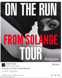 Solange and Jay Z memes sent internet into overdrive | Daily Mail ... via Relatably.com