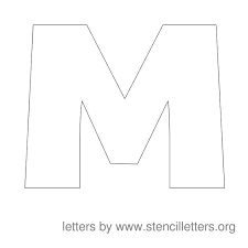 Stencil Letters to Print. Free Printable Alphabet Letter & Number ...