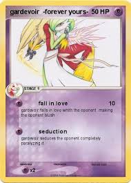 Pokémon gardevoir forever yours - fall in love - My Pokemon Card via Relatably.com
