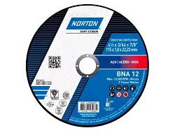 Imagem de Disco de Corte para Inox 115 x 1,0 x 22,23 mm BNA12 Norton