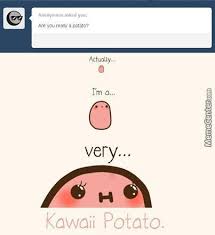 The Kawaii-Est Potato Ever by jevra035 - Meme Center via Relatably.com