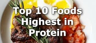 Top 10 Foods Highest in Protein