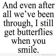 love cute sweet butterflies smile boyfriend girlfriend crush ... via Relatably.com