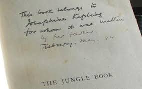 Kipling inscribed Jungle Book to daughter - Telegraph via Relatably.com