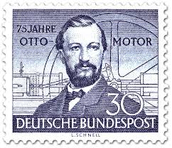 Nikolaus Otto - Erfinder des Ottomotors, Briefmarke 1952 - nikolaus-otto-erfinder-ottomotor-gr