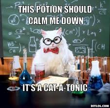 Chemistry Cat Meme Generator - DIY LOL via Relatably.com