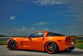Image result for orange corvette
