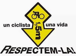 Resultat d'imatges de respecta al ciclista