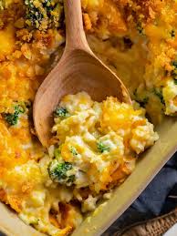 Chicken Broccoli Rice Casserole - The Cozy Cook