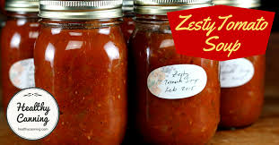 Zesty Tomato Soup - Healthy Canning