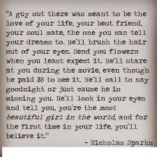 Nicholas Sparks Quote Pictures, Photos, and Images for Facebook ... via Relatably.com
