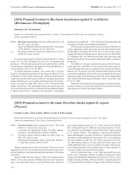 (PDF) Proposal to conserve the name Oreochloa blanka against O ...
