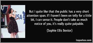 Supreme ten famed quotes by sophie ellis-bextor pic Hindi via Relatably.com