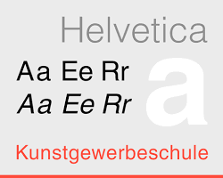 Fonte de letra Helvetica