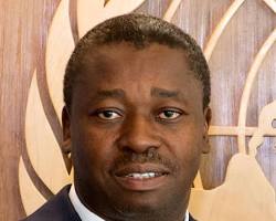 Faure Gnassingbe, president of Togo