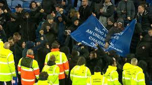 Everton fans protest against club management after defeat to Southampton - 
as directors warned to stay away