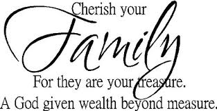 Amazon.com - Cherish your family for they are your treasure. God ... via Relatably.com